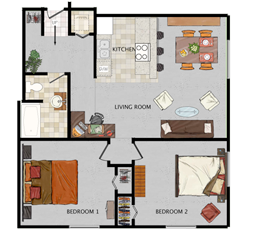 2 Bedroom